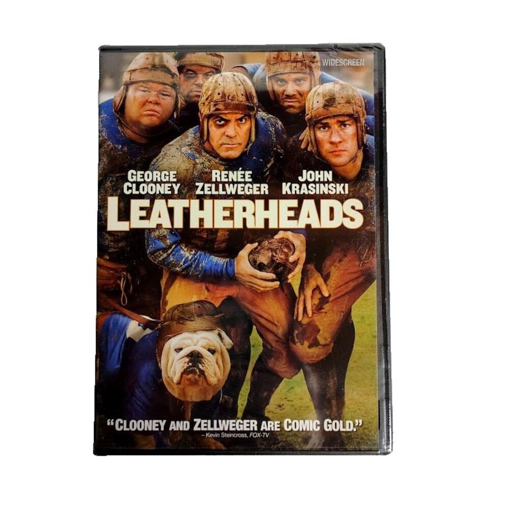 NEW Leatherheads DVD Romantic Comedy Movie George Clooney Rene Zellweger 2008